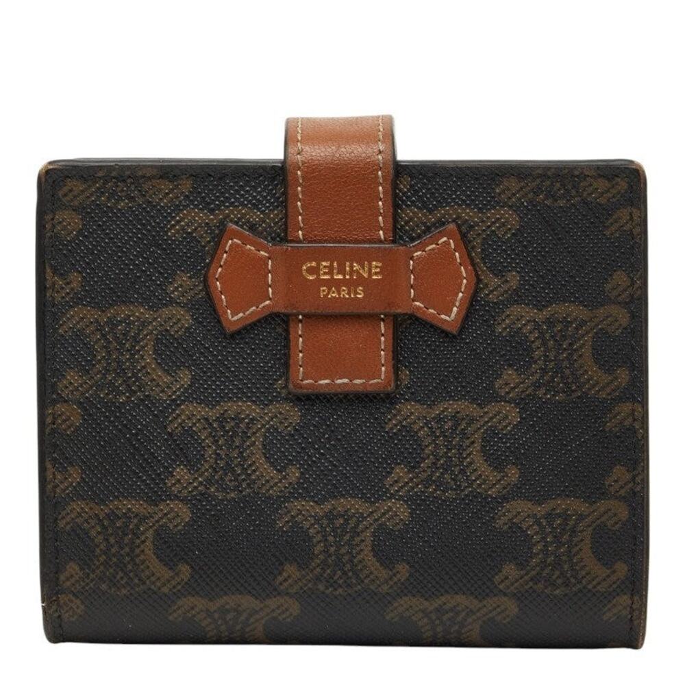 Celine Macadam Bifold Wallet Brown